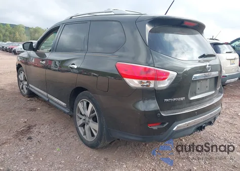2015 Nissan Pathfinder Platinum из США, поврежденный, VIN 5N1AR2MN7FC682938